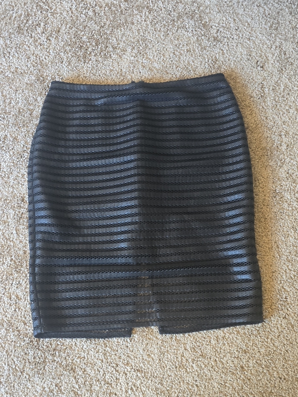 Express Black Textured Pencil Skirt Sz 8